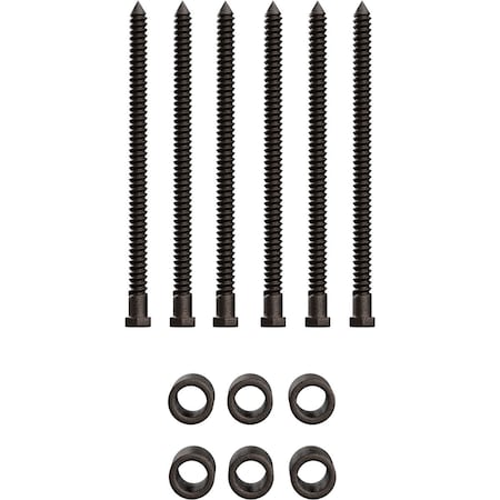 Ekena Millwork Barnfold 4-Door 7/8" Extension Kit, Bronze Texture GB6007M4EXBZ